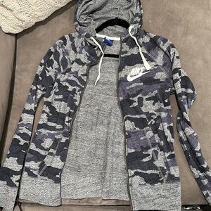 Nike Blue Camo Jacket